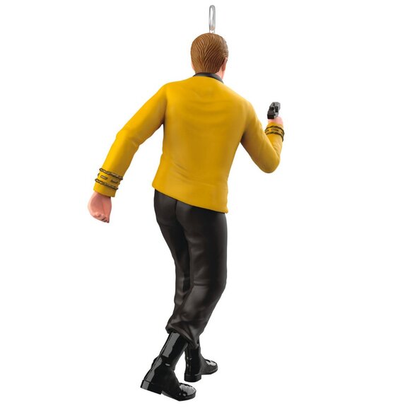 New! Star Trek Captain Kirk Hallmark Keepsake Christmas Ornament 2023 Miniature - Picture 4 of 5
